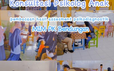 Konsultasi Anak Oleh Psikolog Nasional dan Pembacaan Hasil Penilaian Psikodiagnostik di MIM PK Bendungan